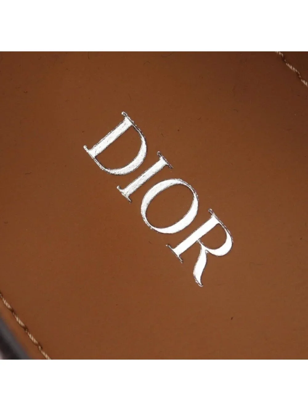 Dior Loafers Leather Brown